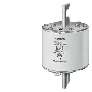 3NC33361U 3NC33371U 3NC33381U 3NC33401U 3NC33411U 3NC33421U 3NC33431U 3NC fusible 1250A 800V AC aR tamaño NH3