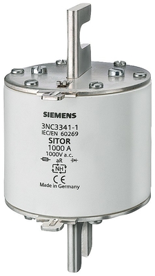 Baja capacidad de ruptura 3NC33421U 1100A 800V AC aR Tamaño NH3 3NC fusible para sus necesidades