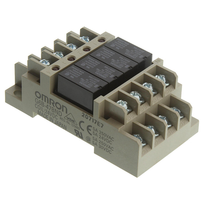 Actualice su proceso industrial con el relé intermedio G6B-4BND DC24