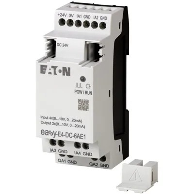 CPU EASY-E4-UC-12RC1P para relés de control 8DI 4AI 4RO de 12/24 V CC o 24 V CA con pantalla