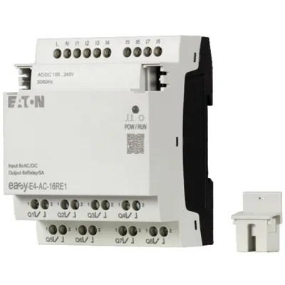 CPU EASY-E4-UC-12RC1P para relés de control 8DI 4AI 4RO de 12/24 V CC o 24 V CA con pantalla