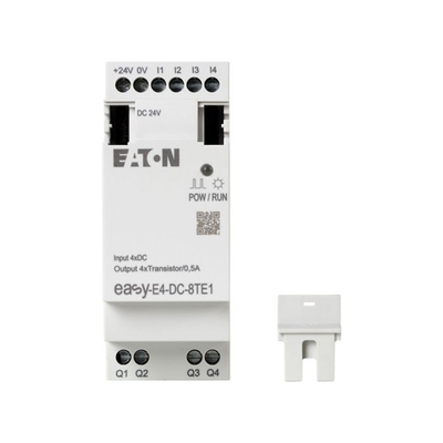 EASY-E4-DC-8TE1 Fuente de alimentación de corriente continua 24V 4DI4DO Terminal de tornillo con fácil instalación