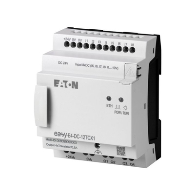 Reletos de control EASY-E4-AC-12RCX1 8DI4RO 100-240V AC/DC Terminal de tornillo de teclado Ethernet