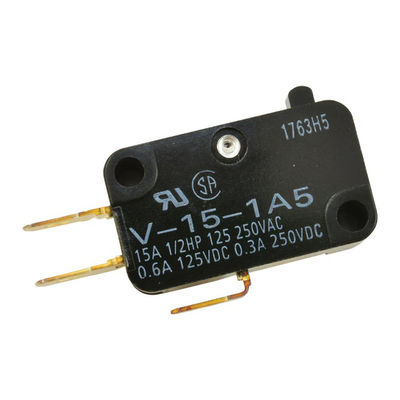 OMI V-15-1A5 Microinterruptor Interruptores de acción rápida Confiados por profesionales e industrias