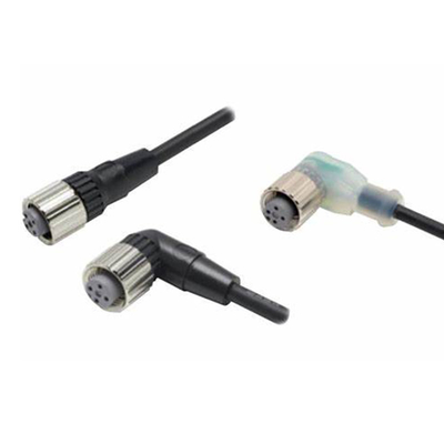 Conector de cable de entrada y salida para conexiones de grado industrial XS2F-D421-D80-F