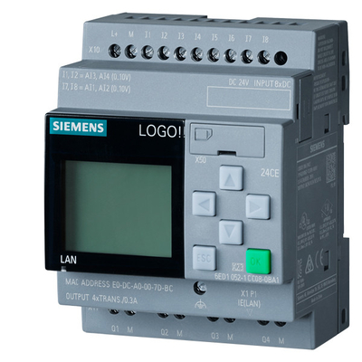 Interfaz de comunicación Modbus LOGO 8 24CE Módulo básico 6ED1052-1CC08-0BA1 con pantalla