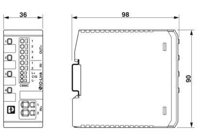 CBMC E4 24DC/1-4A IOL Rompehielos electrónicos 2910410 para aplicaciones de trabajo pesado