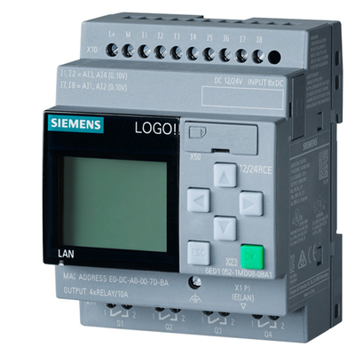 6ED1052-1MD08-0BA1 PLC LOGO Módulo básico con pantalla de características y funciones avanzadas