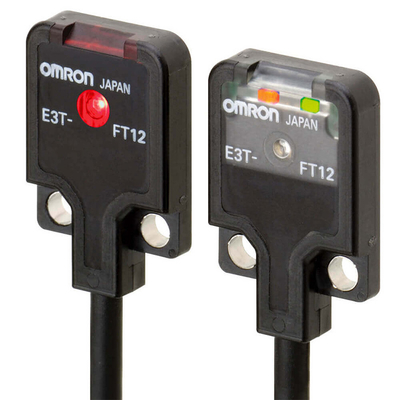 Sensor fotoeléctrico en miniatura de alta sensibilidad E3T-ST12 2M para posicionamiento preciso