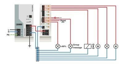 NO-R CBM E8 24DC/0.5-10A Rompehielos electrónicos con corriente ajustable de 0.5-10A