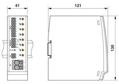 NO-R CBM E8 24DC/0.5-10A Rompehielos electrónicos con corriente ajustable de 0.5-10A