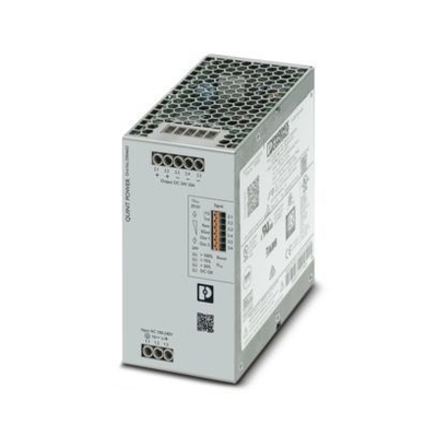 Unidad de suministro de energía QUINT4-PS/1AC/24DC/20 para sistemas de corriente continua de 24 V en entornos industriales