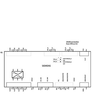 SINAMICS PM240-2 Inverter Conversor de frecuencia con 37 kW Módulo de potencia IP20 FSF 200 V