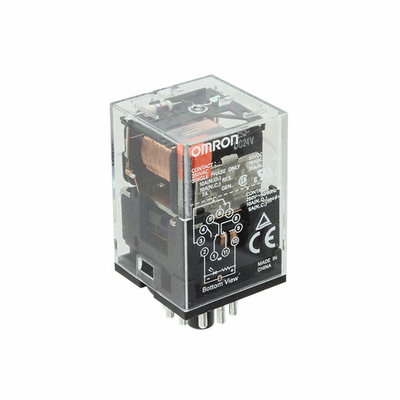 MKS2P DC24 versátil por OMZ/C Relé intermedio para soluciones de automatización industrial