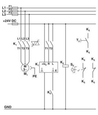 El motor híbrido de arranque 2900414 ELR H5-IES-SC-24DC/500AC-2 para aplicaciones industriales