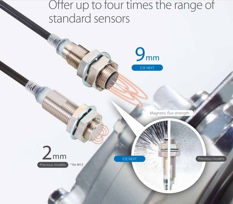 Los sensores de proximidad inductivos OMS E2E-X1R5C18 aumentan su producción