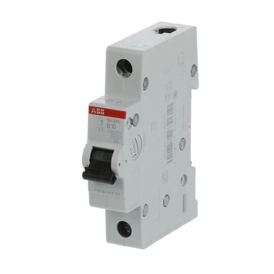 1 Pol MCB SH201-B10 Interruptor de circuito en miniatura Corriente nominal 10A