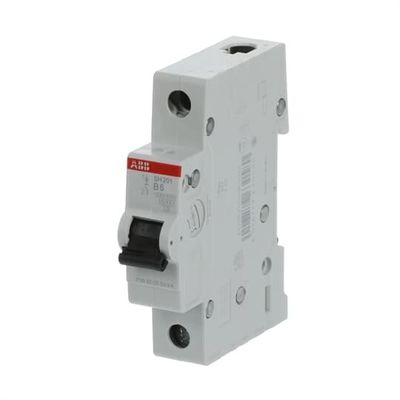 MCB SH201-B6 Interruptor de circuito en miniatura de 1 polo 6A de corriente nominal