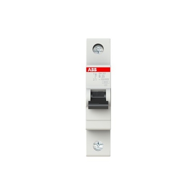 1P BCD Curva MCB SH201-B25 Interruptor de circuito en miniatura 25A para aplicaciones industriales