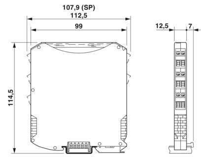 MACX MCR-EX-SL-RPSSI-I 2865340 Amplificador de aislamiento de potencia para aislamiento de señal preciso