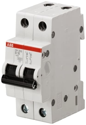 220V Voltado nominal MCB SH202-B50 Interruptor de circuito en miniatura 2P B 50A Corriente nominal 50A