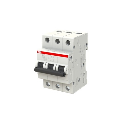 MCB SH203-B10 Interruptor de circuito en miniatura 3P Corriente nominal 10A B Frecuencia nominal 50 Hz