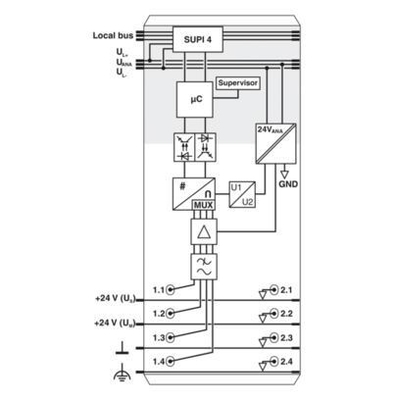2702495 Módulo analógico IB IL AI 4/I/4-20-ECO Perfecto para sistemas de automatización industrial