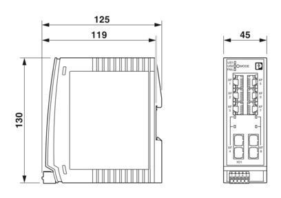 2702495 Módulo analógico IB IL AI 4/I/4-20-ECO Perfecto para sistemas de automatización industrial