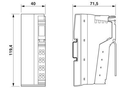 2693020 IB IL 24 PWR IN/R/L-0.8A-PAC Módulo de alimentación para sistemas de automatización industrial