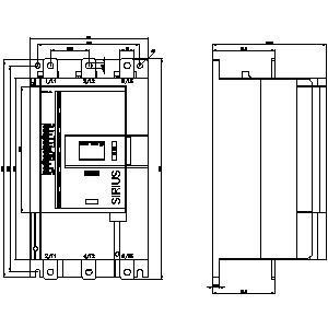 Salida analógica SIRIUS Soft Starter 3RW5245-6AC15 Terminal de tipo tornillo para el control del motor