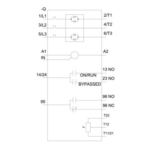 Sirius Soft Starter Tamaño S12 con terminales tipo tornillo 3RW5076-6TB14 Salida del termistor
