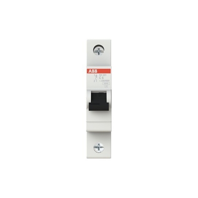 MCB SH201-C6 Interruptor de circuito en miniatura 1P C 6 A Adecuado para diversas aplicaciones