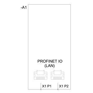 3RW4900-0NC00 Módulo de comunicación Profinet para Sirius Soft Starter 3RW44 de Siemens