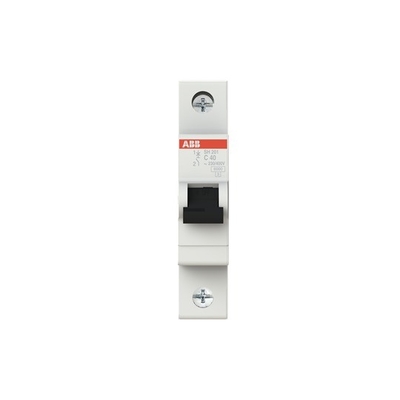 40 Un MCB SH201-C40 Interruptor de circuito en miniatura Número de polo 1 Frecuencia nominal Hz 50
