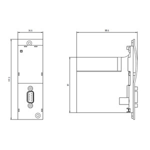 Módulo de comunicaciones para 3RW44 Soft Starter 3RW4900-0KC00 Solución de control avanzada