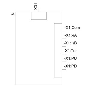 3RW5980-0CR00 Módulo de comunicación Modbus RTU para una comunicación industrial fluida