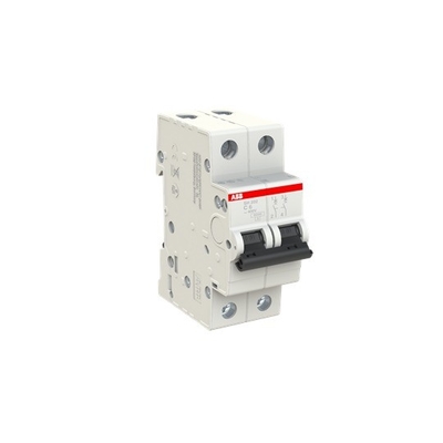 2P MCB SH202-C6 Interruptor de circuito en miniatura de voltaje nominal 220 C 6 Un número de polos