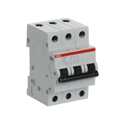 MCB SH203-C6 Rompehielos de circuito pequeño 3P 6A C Corriente nominal 6A MCB