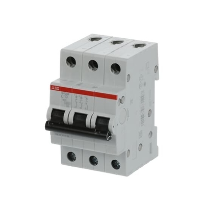 MCB SH203-C10 Interruptor de circuito en miniatura Número de polo 3 Frecuencia nominal Hz 50 C 10 A