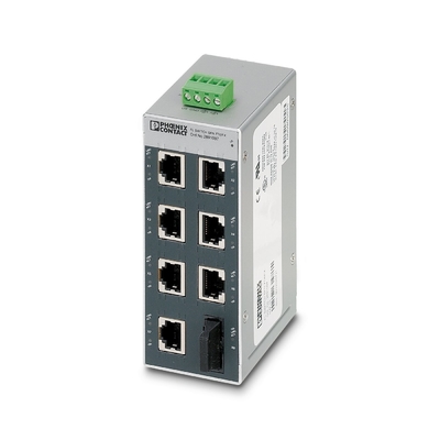 IP20 2891110 FL SWITCH SFN 7TX/FX ST Phoenix Contact Interruptor Ethernet industrial para el uso en el trabajo