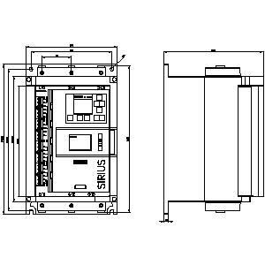 Sirius Soft Starter tamaño 2 terminales de tornillo 3RW5525-1HA16 para aplicaciones industriales
