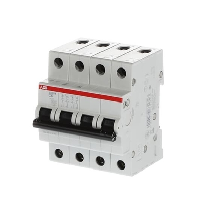MCB SH204-C6 Interruptor de circuito en miniatura 4P C 6A Corriente nominal 20A Tensión nominal 220V