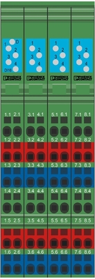 2861250 IB IL 24 DI 16-PAC Modulo de alimentación con nivel de protección IP20 por contacto con Phoenix