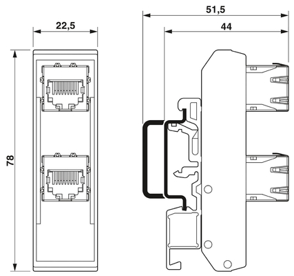 Actualice su juego de red con 2904933 FL-PP-RJ45/RJ45 Panel de parches