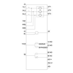 Siemens 3RW5148-1XC14 SIRIUS arrancador blando con salida analógica tamaño 4 terminales de tornillo