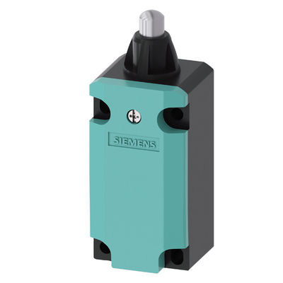 Interruptor de posición de metal industrial 3SE5112-0CC02 con pistón redondeado y acero de grado
