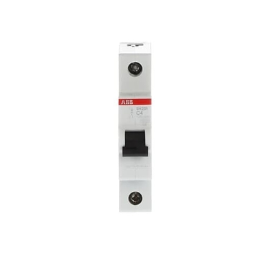 1P MCB SH201-C4 Interruptor de circuito en miniatura Número de polo 1 220V Voltado nominal 220