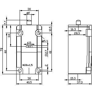 3SE5112-1LA00 Interruptor de posición de metal para posicionamiento preciso en aplicaciones industriales