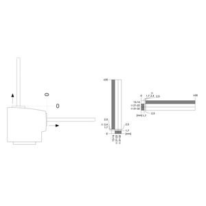Separación del actuador con interruptor de posición de plástico 3SE5232-0QV40 para aplicaciones industriales