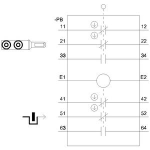 3SE5322-0SB21 Interruptor de posición de plástico M20 x 1 5 Cabeza del actuador con bloqueo de magnetólogo de plástico